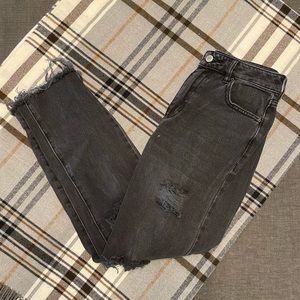 Pacsun Black Ripped Mom Jeans